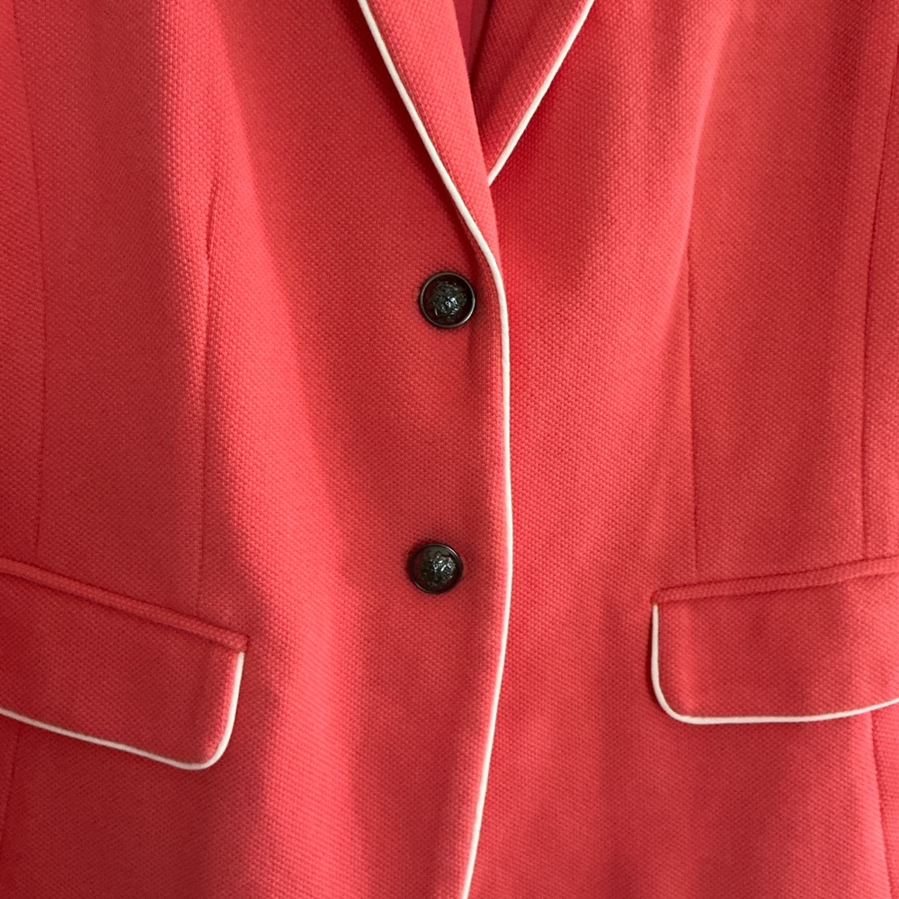 GAP Red Blazer with White Trim